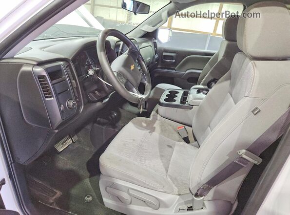 1GCVKPECXHZ138566 2017 CHEVROLET SILVERADO White წინა სალონის ხედი