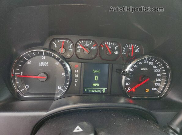 1GCVKPECXHZ138566 2017 CHEVROLET SILVERADO White ხელსაწყოთა პანელის ხედი