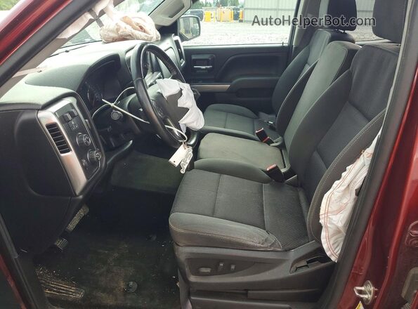1GCVKREC0GZ169108 2016 CHEVROLET SILVERADO Burgundy Front interior view