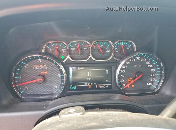 1GCVKREC0GZ405479 2016 CHEVROLET SILVERADO Gray Vista del cuadro de instrumentos
