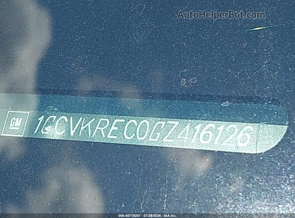 1GCVKREC0GZ416126 2016 CHEVROLET SILVERADO Black Շարժիչի բաժամունքի տեսք