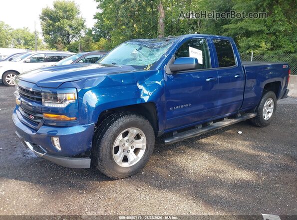 1GCVKREC0HZ172656 2017 CHEVROLET SILVERADO Blue Front left