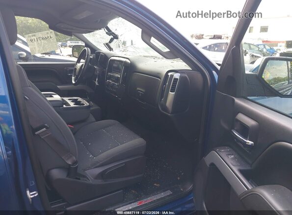 1GCVKREC0HZ172656 2017 CHEVROLET SILVERADO Blue Front interior view