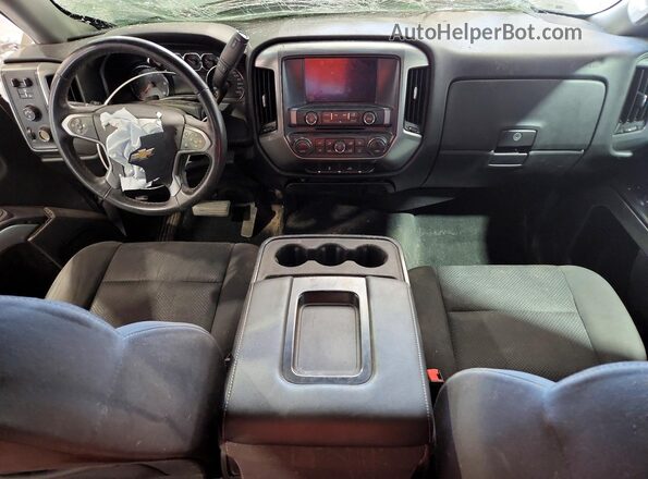 1GCVKREC0HZ308283 2017 CHEVROLET SILVERADO Silver Dashboard view