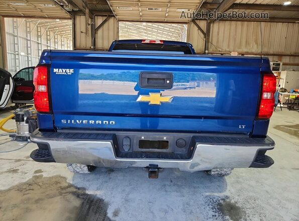 1GCVKREC0HZ349514 2017 CHEVROLET SILVERADO Blue Rear view
