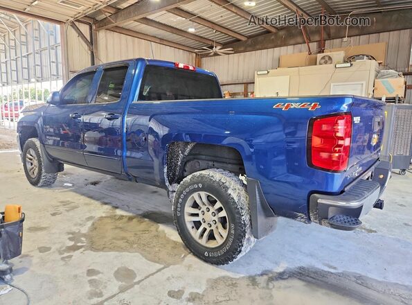 1GCVKREC0HZ349514 2017 CHEVROLET SILVERADO Blue Rear left
