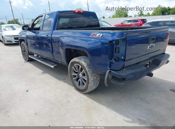 1GCVKREC0HZ349657 2017 CHEVROLET SILVERADO Blue Հետևի ձախ