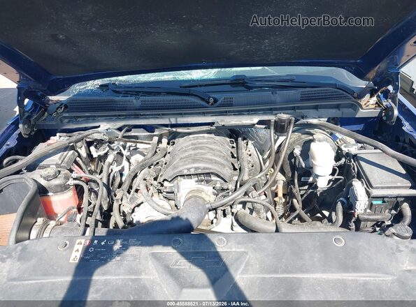 1GCVKREC0HZ380861 2017 CHEVROLET SILVERADO Blue Вид ззаду