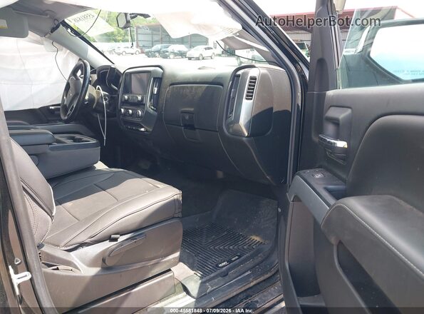 1GCVKREC0HZ386935 2017 CHEVROLET SILVERADO Black Вид салону спереду