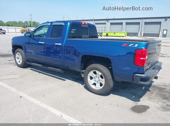 1GCVKREC0JZ189561 2018 CHEVROLET SILVERADO Blue Rear left