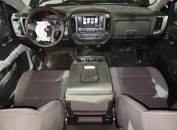 1GCVKREC0JZ360812 2018 CHEVROLET SILVERADO Black Առջևի վահանակի տեսք