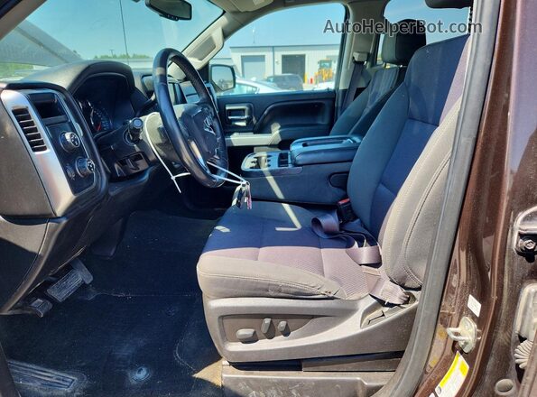 1GCVKREC1GZ284221 2016 CHEVROLET SILVERADO Коричневый Вид салона спереди