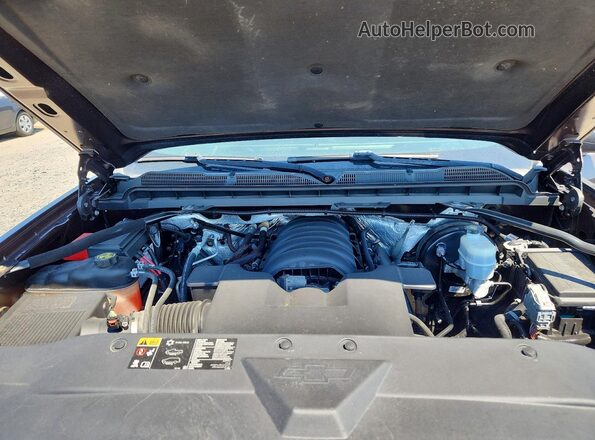 1GCVKREC1GZ284221 2016 CHEVROLET SILVERADO Коричневый Вид задней части салона
