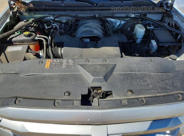 1GCVKREC1HZ353393 2017 CHEVROLET SILVERADO Silver Սալոնի հետևի տեսք