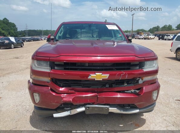1GCVKREC2GZ176254 2016 CHEVROLET SILVERADO Бордовый Вид щитка приборов