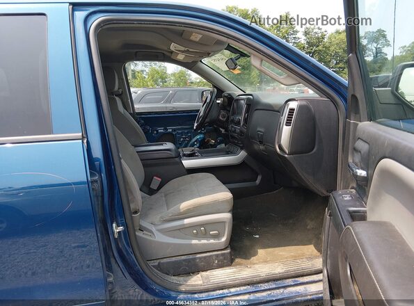 1GCVKREC2GZ424776 2016 CHEVROLET SILVERADO Blue Widok wnętrza z przodu