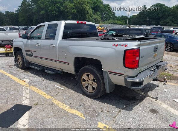1GCVKREC2HZ187949 2017 CHEVROLET SILVERADO Серебряный Задняя левая четверть