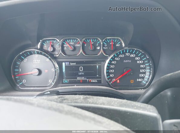 1GCVKREC2HZ187949 2017 CHEVROLET SILVERADO Серебряный Вид задних сидений