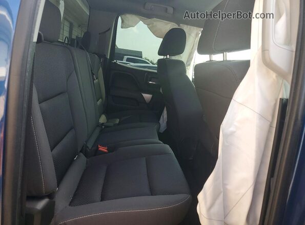 1GCVKREC2HZ265338 2017 CHEVROLET SILVERADO Blue Вид задніх сидінь