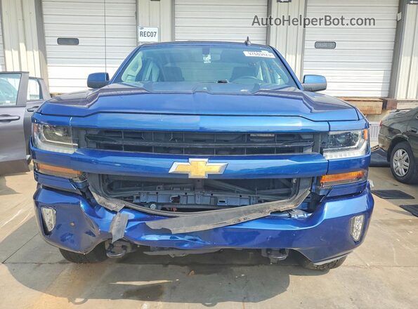 1GCVKREC2HZ265338 2017 CHEVROLET SILVERADO Blue Вид спереду