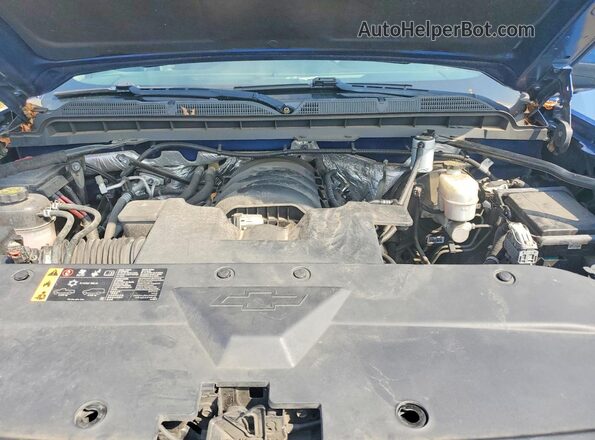 1GCVKREC2HZ265338 2017 CHEVROLET SILVERADO Blue Вид задньої частини салону