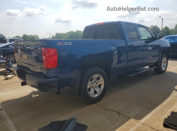 1GCVKREC2HZ265338 2017 CHEVROLET SILVERADO Blue Задня права чверть