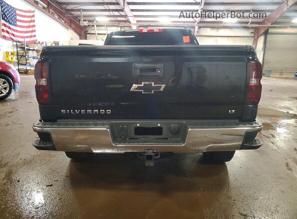 1GCVKREC2HZ345867 2017 CHEVROLET SILVERADO Black Rear view