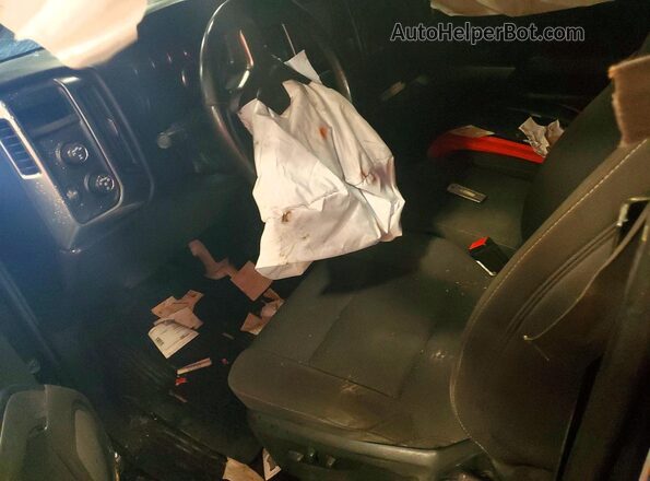 1GCVKREC2HZ345867 2017 CHEVROLET SILVERADO Black Front interior view