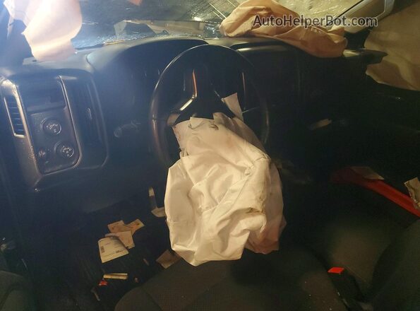 1GCVKREC2HZ345867 2017 CHEVROLET SILVERADO Black Dashboard view