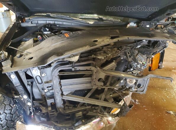 1GCVKREC2HZ345867 2017 CHEVROLET SILVERADO Black Rear interior view