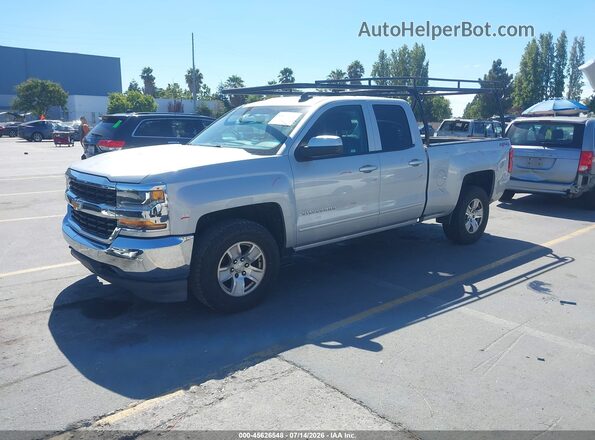 1GCVKREC2JZ173765 2018 CHEVROLET SILVERADO Gray წინა მარცხენა ხედი სამი მეოთხედიდან