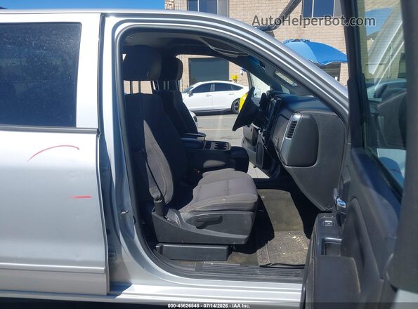 1GCVKREC2JZ173765 2018 CHEVROLET SILVERADO Gray წინა სალონის ხედი