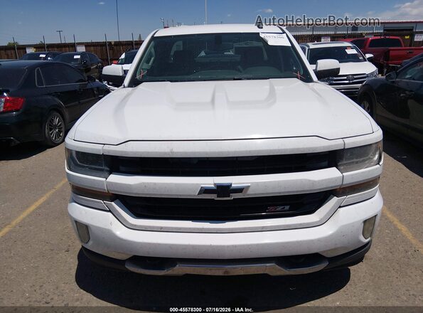 1GCVKREC3GZ296757 2016 CHEVROLET SILVERADO Белый Вид щитка приборов