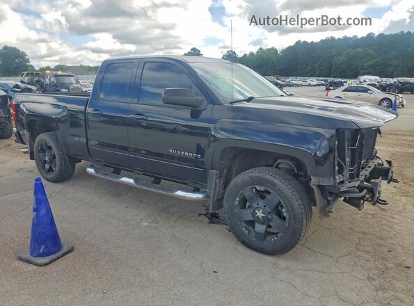 1GCVKREC3JZ223458 2018 CHEVROLET SILVERADO Черный Передняя правая четверть