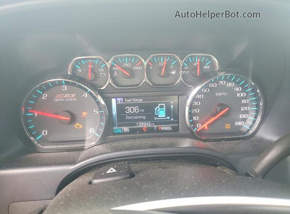 1GCVKREC3JZ223458 2018 CHEVROLET SILVERADO Черный Вид щитка приборов