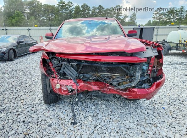 1GCVKREC3JZ363106 2018 CHEVROLET SILVERADO Red Вид спереду