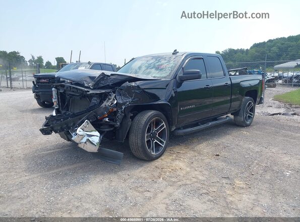 1GCVKREC4GZ114953 2016 CHEVROLET SILVERADO Черный Передняя левая четверть