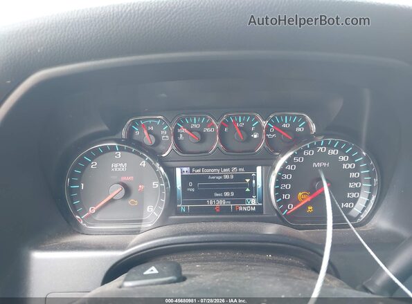 1GCVKREC4GZ114953 2016 CHEVROLET SILVERADO Черный Вид задних сидений