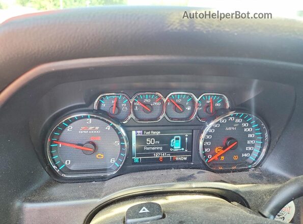 1GCVKREC4GZ179415 2016 CHEVROLET SILVERADO Коричневый Вид щитка приборов