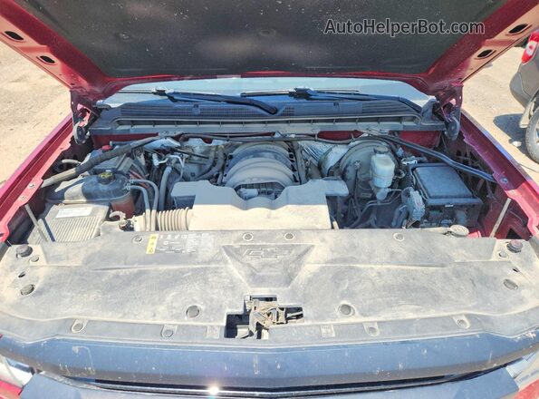1GCVKREC4JZ263113 2018 CHEVROLET SILVERADO Red უკანა სალონის ხედი