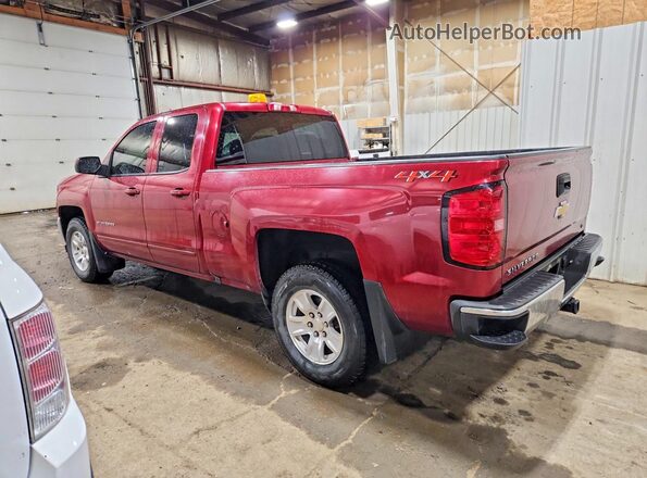 1GCVKREC4JZ276119 2018 CHEVROLET SILVERADO Red Задня ліва чверть