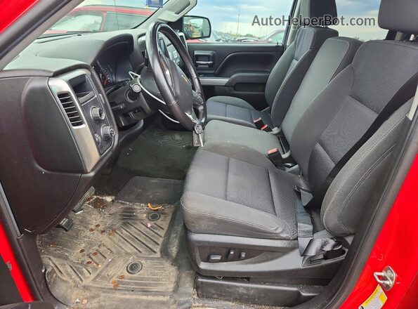 1GCVKREC4JZ292403 2018 CHEVROLET SILVERADO Red Vista interior delantera