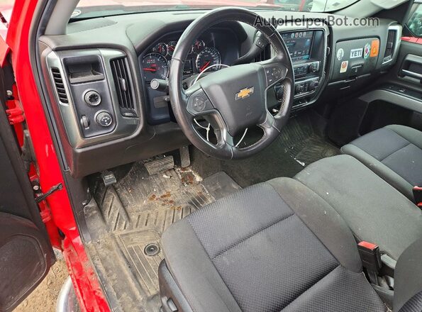1GCVKREC4JZ292403 2018 CHEVROLET SILVERADO Red Vista del salpicadero