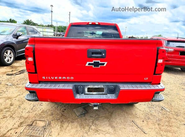 1GCVKREC4JZ292403 2018 CHEVROLET SILVERADO Red Vista trasera