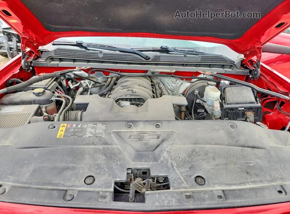 1GCVKREC4JZ292403 2018 CHEVROLET SILVERADO Red Vista interior trasera