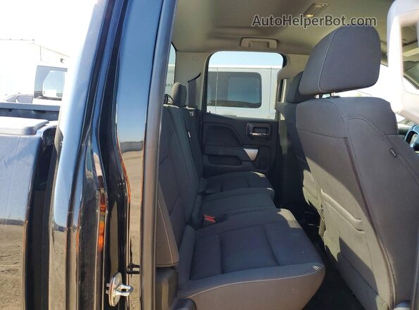 1GCVKREC4JZ294474 2018 CHEVROLET SILVERADO Black უკანა სავარძლების ხედი