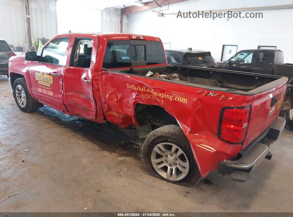 1GCVKREC4JZ303755 2018 CHEVROLET SILVERADO Red Задня ліва чверть