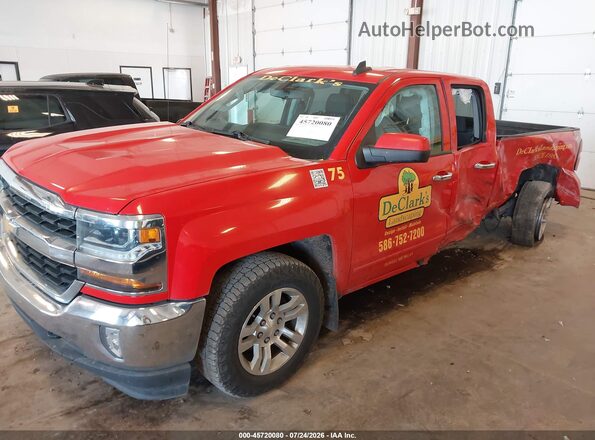 1GCVKREC4JZ303755 2018 CHEVROLET SILVERADO Red Передня ліва чверть
