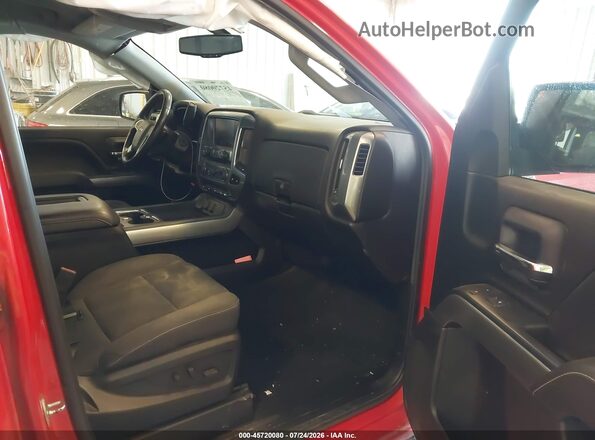 1GCVKREC4JZ303755 2018 CHEVROLET SILVERADO Red Вид салону спереду