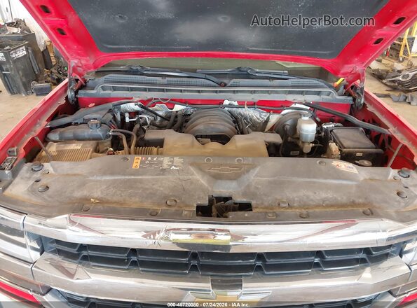 1GCVKREC4JZ303755 2018 CHEVROLET SILVERADO Red Вид ззаду